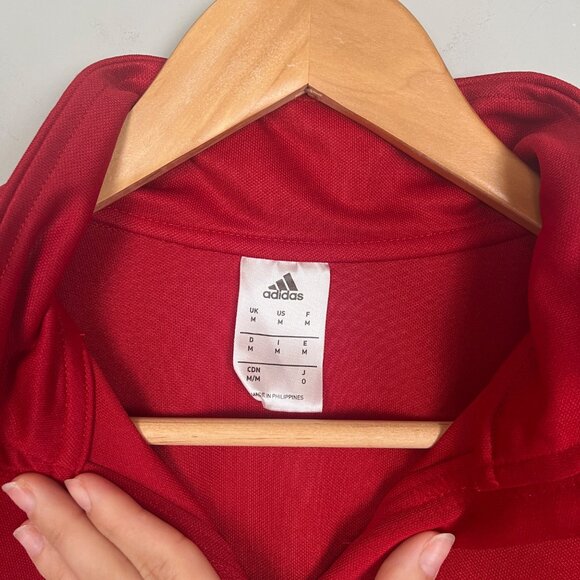 Adidas Atlanta United FC Soccer Futbol 1/4 Quarter Zip Red Pullover Mens Sz. M - Picture 5 of 6